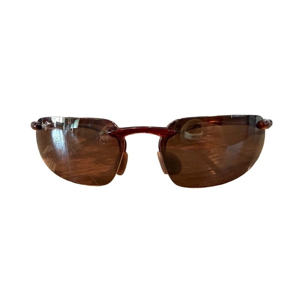 Maui Jim Maui MJ-409-10 Tortoise Rimless Polarized Bronze Lens Sunglasses Japan